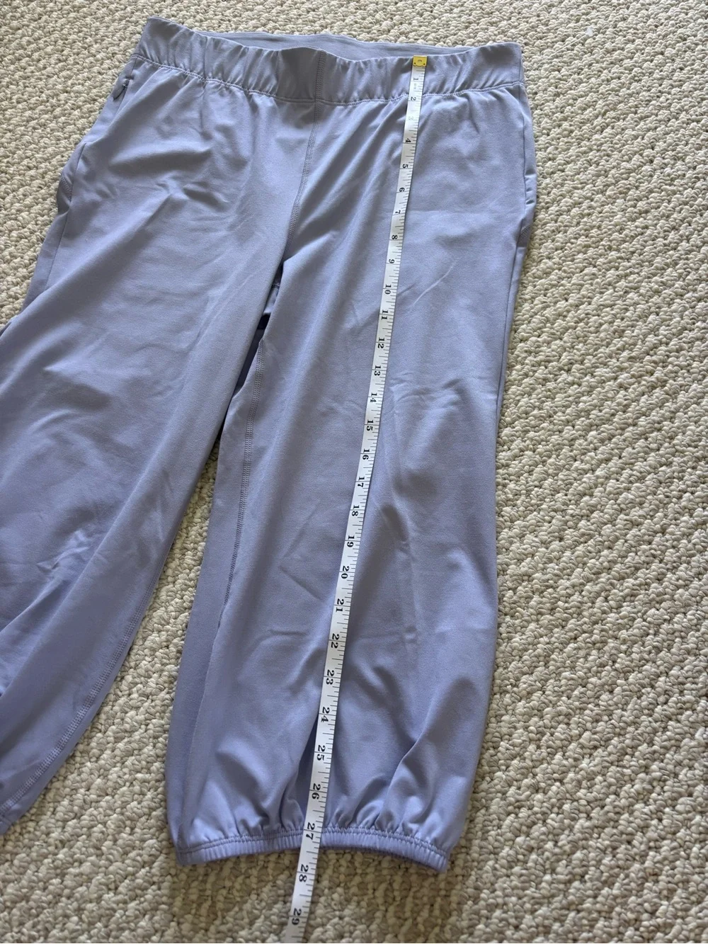Free People Lets Bounce Cropped Pants Women’s Size Large Purple NEW